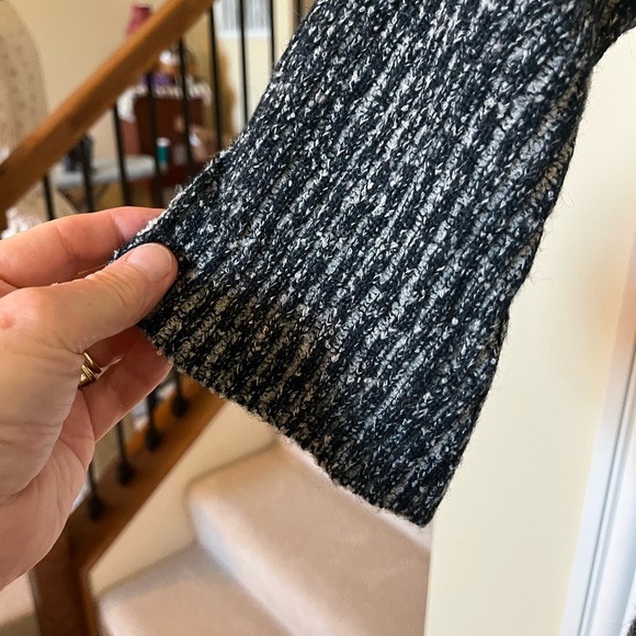 863-MTT Blush by US Angels Girls Sz. 14 Holiday Sweater Dress NWT Black /Ivory - Picture 3 of 16